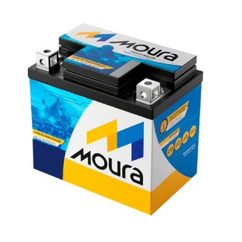 Bateria AGM Moto Moura 12V 5Ah MA5-D CANNONDALE S440 X440 X440S EX400 MX400 XC400 HONDA BIZ 125 FUEL