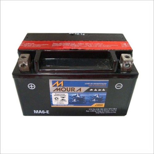 Bateria AGM Moto Moura 12V 6Ah MA6-E BRP DS450 DUCATI 1199 PANIGALE 959 SUPERBIKE 1299 KAWASAKI