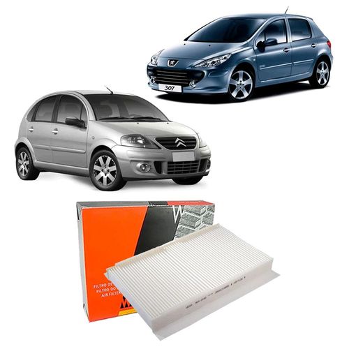 Filtro Ar Cabine Peugeot 307 1.6 16V 2001 A 2003