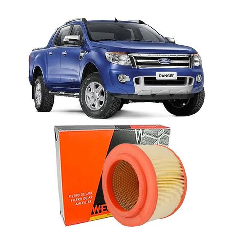 Filtro Ar Motor Ranger 2.2 2.5 3.2 2011