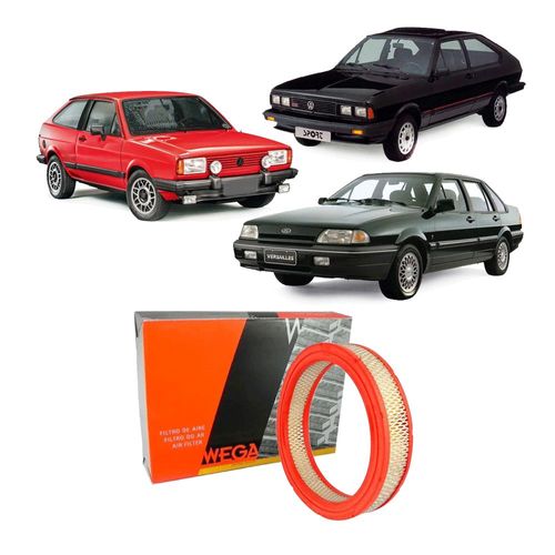Filtro Ar Motor Passat 1.8 8V 1982 A 1989 - Redondo