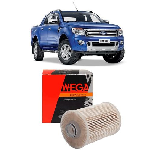 Filtro Diesel Ranger 2.2 16V Turbo 2011 A 2012 Refil