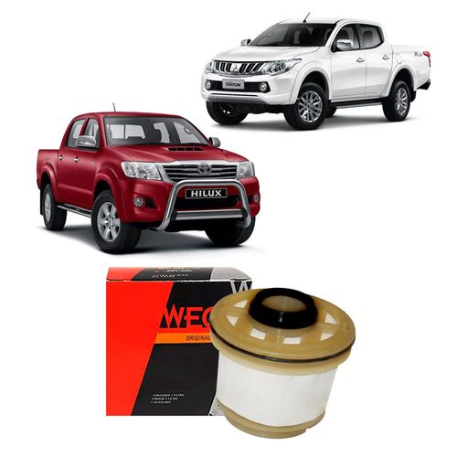 Filtro Diesel Toyota Hilux 2.5 3.0 16V 2005