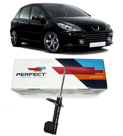 Amortecedor Dianteiro Peugeot 307 2002 A 2012 Esquerdo