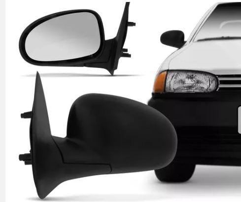 Espelho Ext Gol Plus 95 99 4Pts Saveiro Esq Fixo