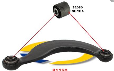 Bucha Braco Susp.Tras Focus 00 13 (Braco Curvo)