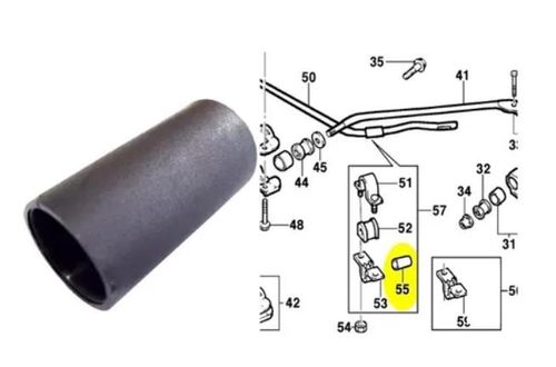 Bucha Plastica Barra Estab Corsa 99 (Entre Barr E Bucha Est