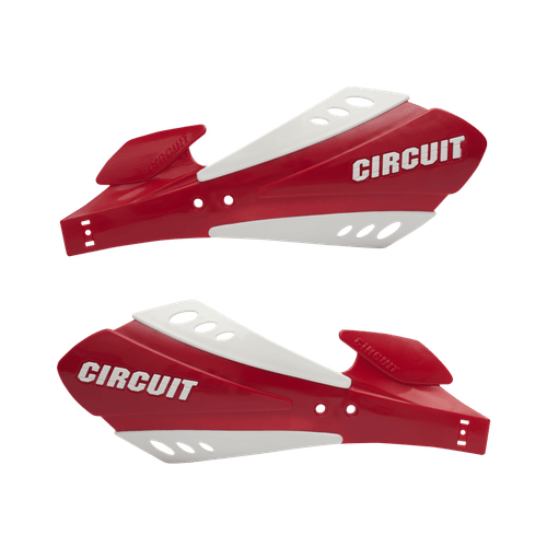 PROTETOR DE  MÃO SX -  VERMELHO ESCURO E BRANCO