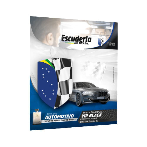 ALOHA AROMATIZANTE AUTOMOTIVO INVICTO AMADEIRADO FRESCO ESCUDERIA DO BRASIL