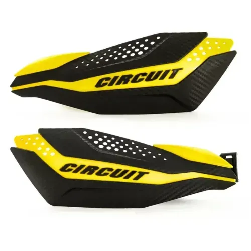 Protetor de Mão Dakar Universal Carbon/Amarelo - Circuit