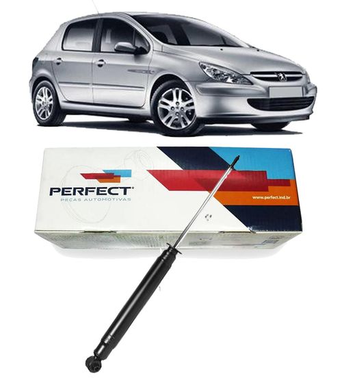 Amortecedor Traseiro Peugeot 307 2001 A 2012