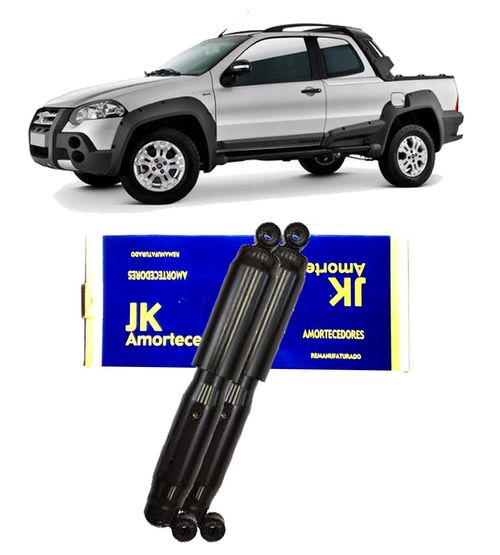 Amortecedor Traseiro Fiat Strada 2008 Reman Adventure Locke