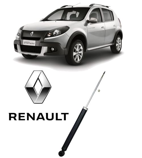 Amortecedor Traseiro Renault Sandero Stepway 2008 A 2014