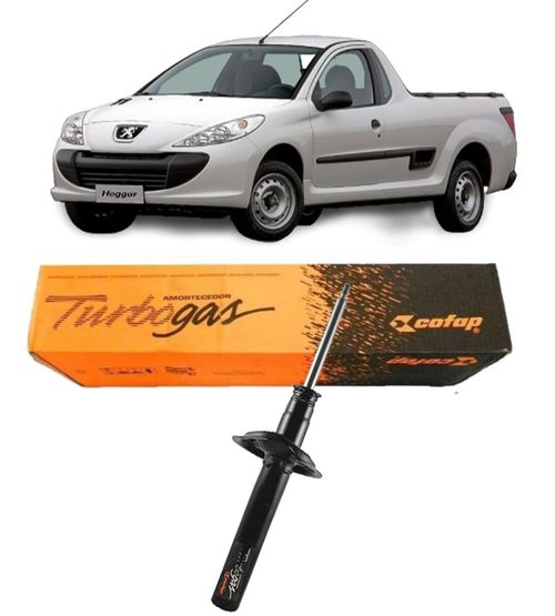 Amortecedor Dianteiro Peugeot Hoggar 2010 A 2014 Direito